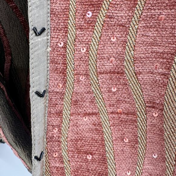 Yak Magik Vintage Open Jacket / Cardigan Beaded Sequin Artsy Size Medium - Picture 8 of 13